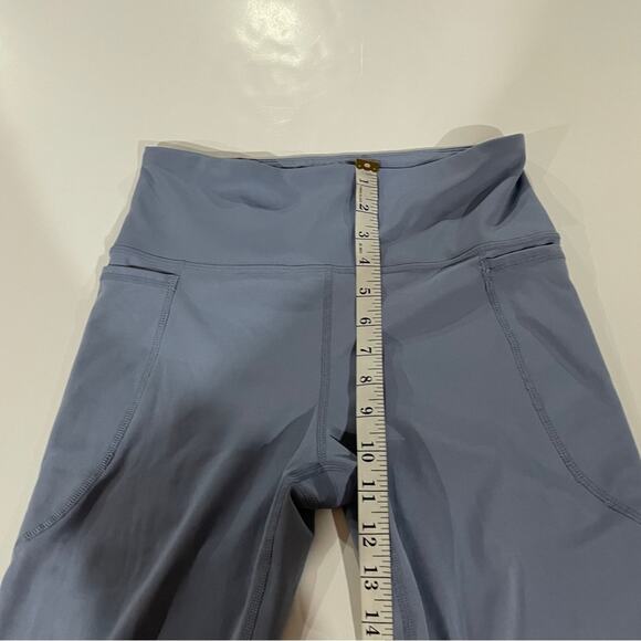 Joy Lab Light Blue High Rise Perforated Cropped Leggings Size M - Picture 10 of 11